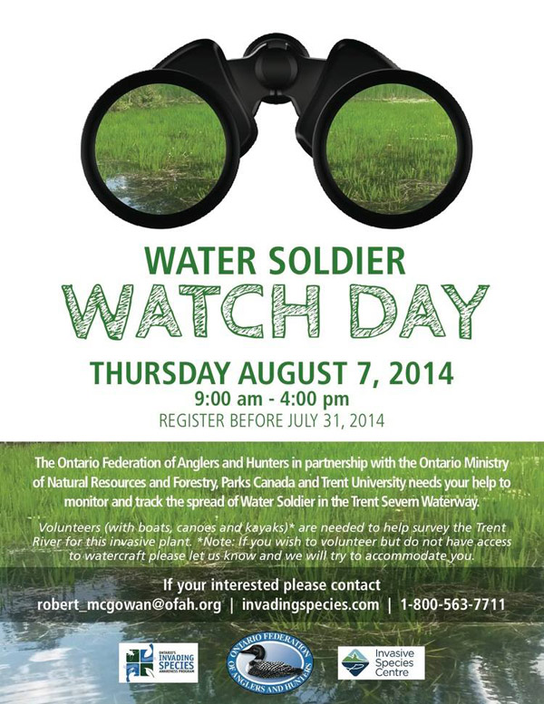 Water Soldier Watch Day - August 7, 2014