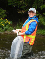 Jenny Fulton - OFAH/BrokerLink Fish and Wildlife ConservationInternship Award recipient
