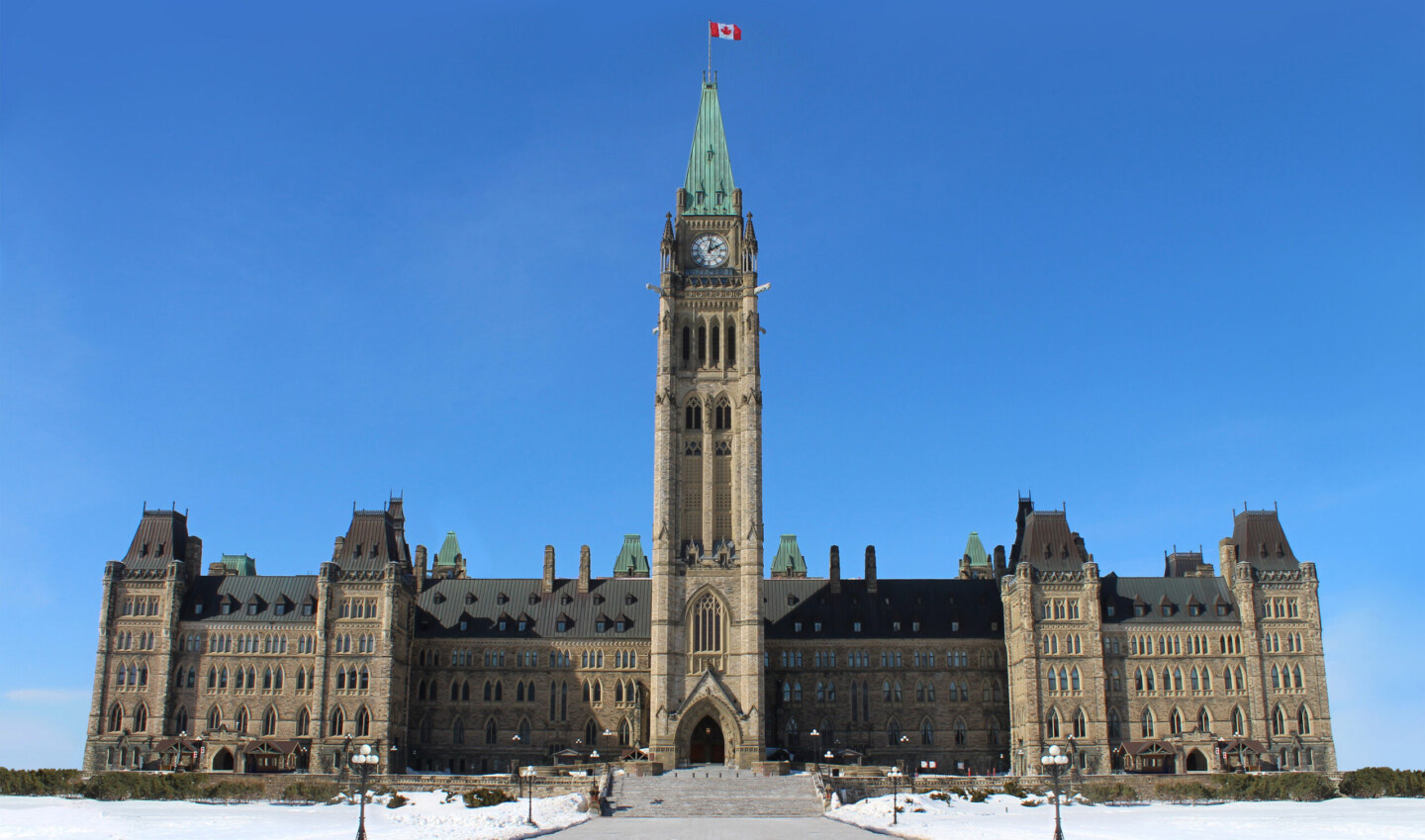 Parliament Of Canada In The Canadian Capital City Of Ottawa Onta