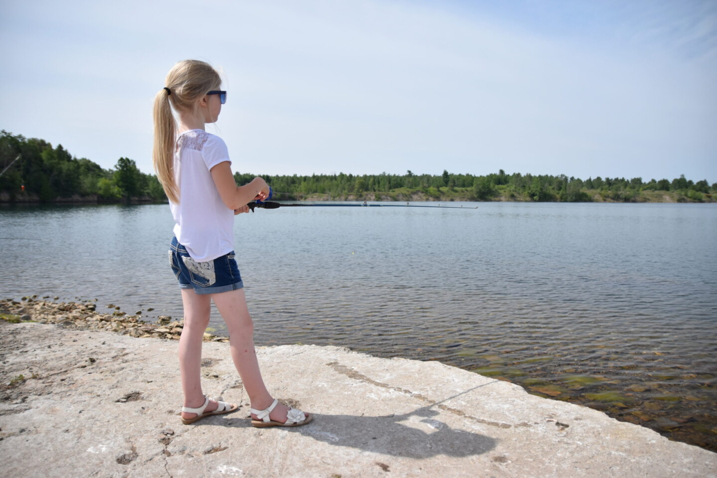 Girl Fishing, Hooked for Life Kids Fishing Clinic & Derby (3) – A. Miehls, GLFC w PERMISSION Kollien