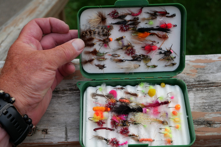 Selection of steelhead flies