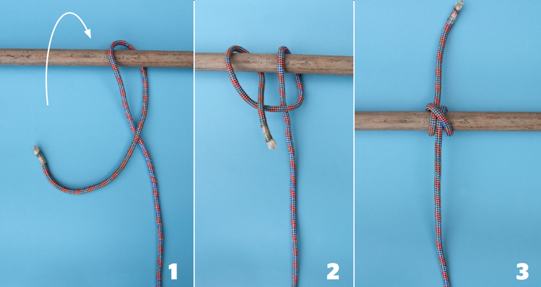 Essential outdoorsmen knots, clove hitch