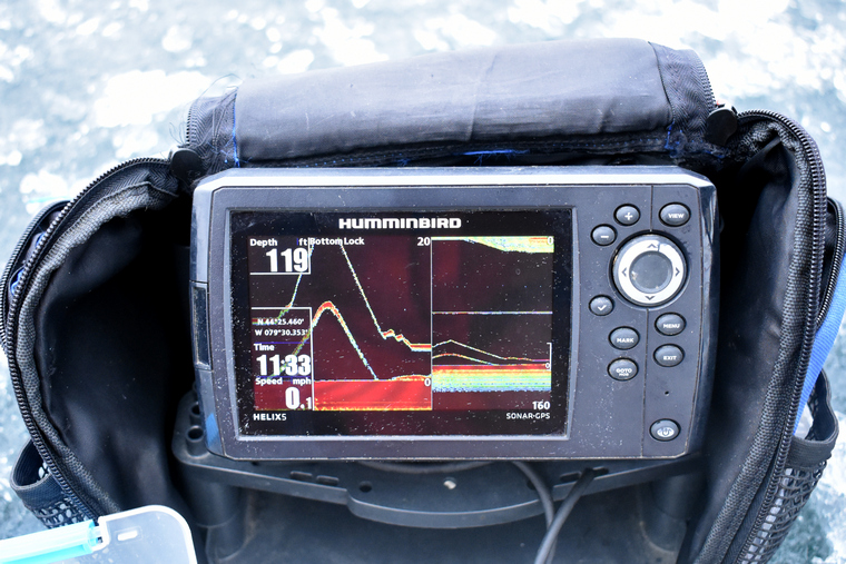 Humminbird sonar display