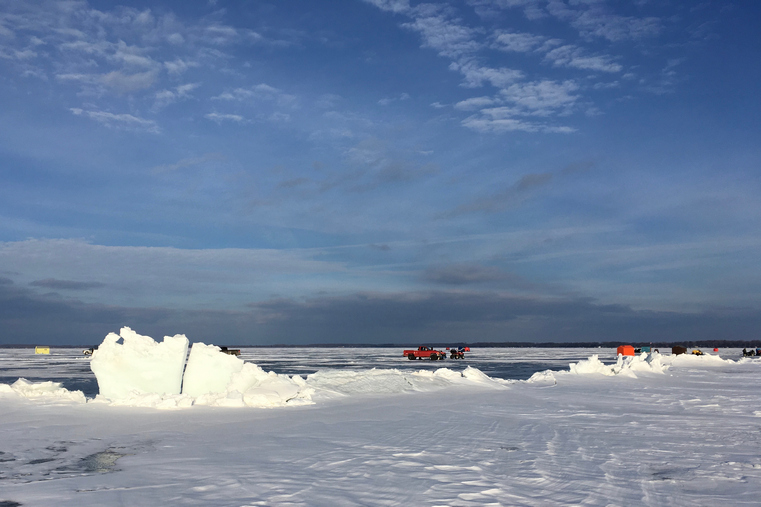 Lake Simcoe in March