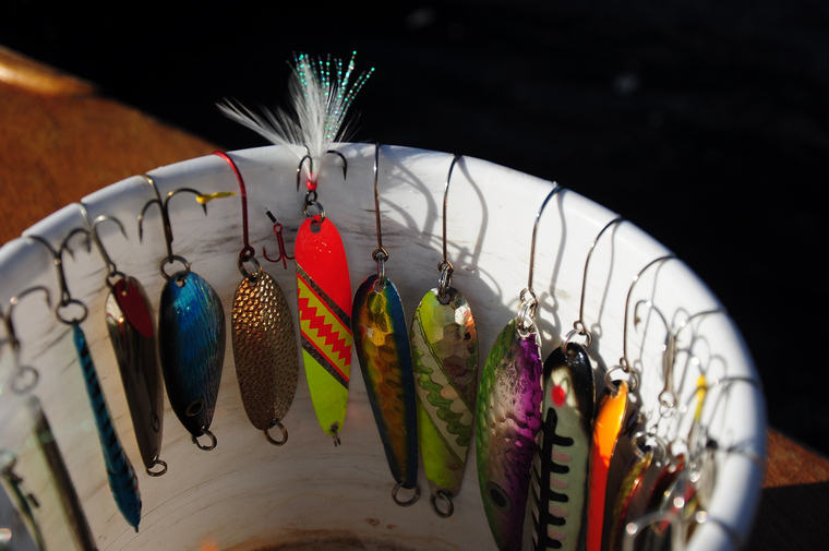 laker fishing spoons