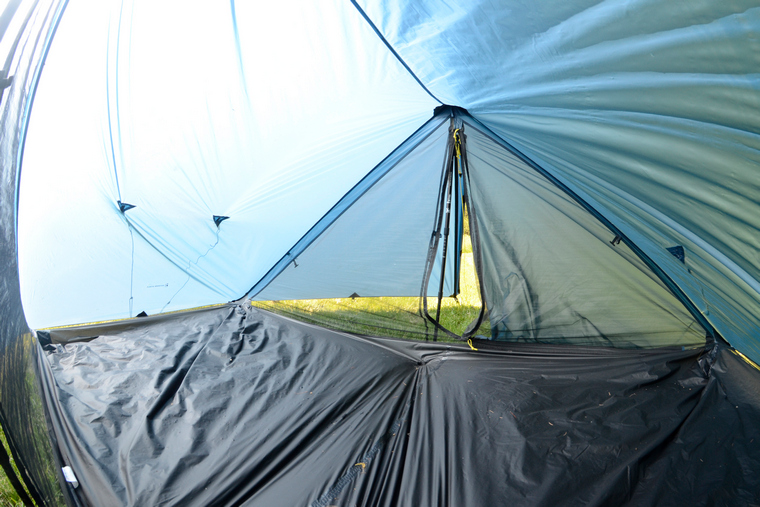 inside view of the Outdoor Vitals Fortius 2P tent