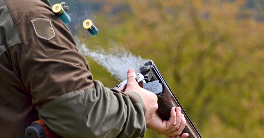 firearm possession while camping smoking barrel