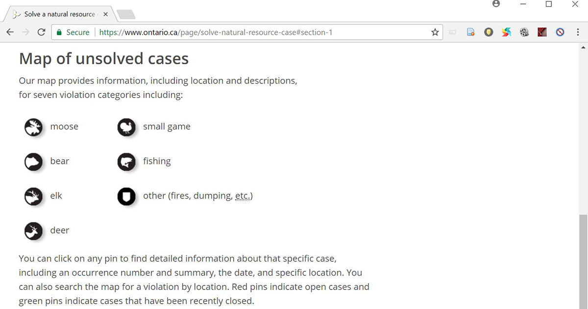 natural-resource violations