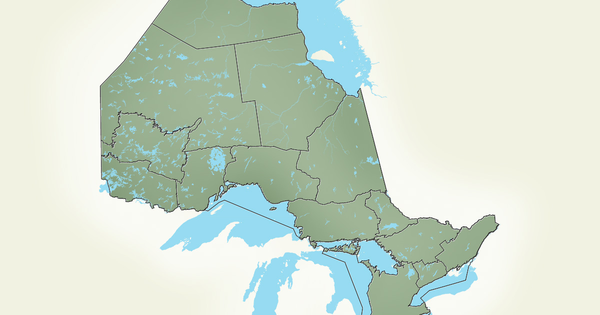 Ontario fishing regulation zones