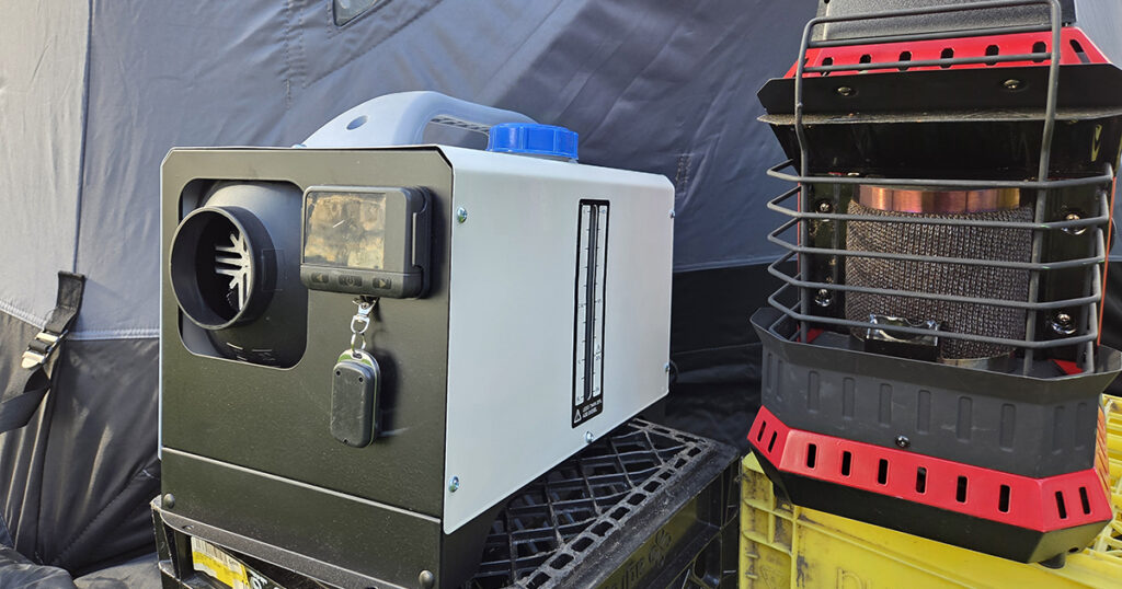 diesel vs propane heater for ice fishing