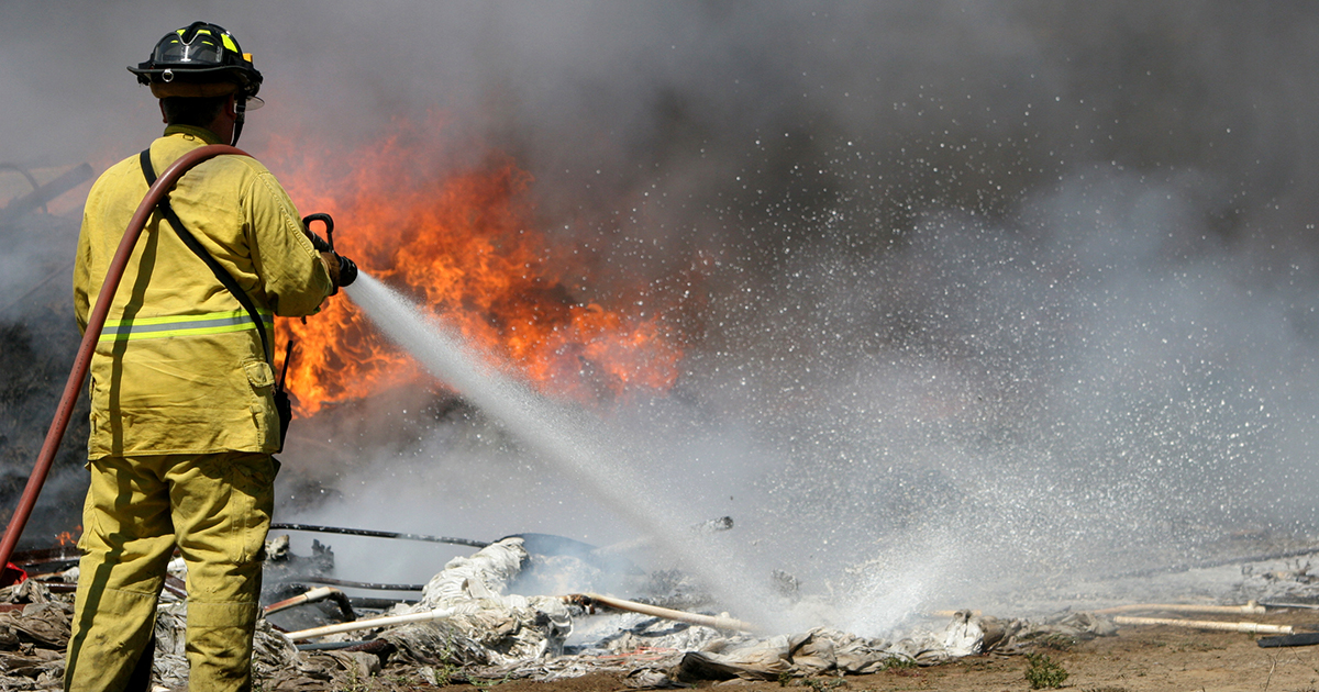 PFAS in firefighting foam