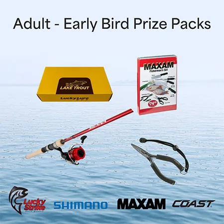 Early Bird Prizes - Adult Category Early Bird Prizes - Adult Category