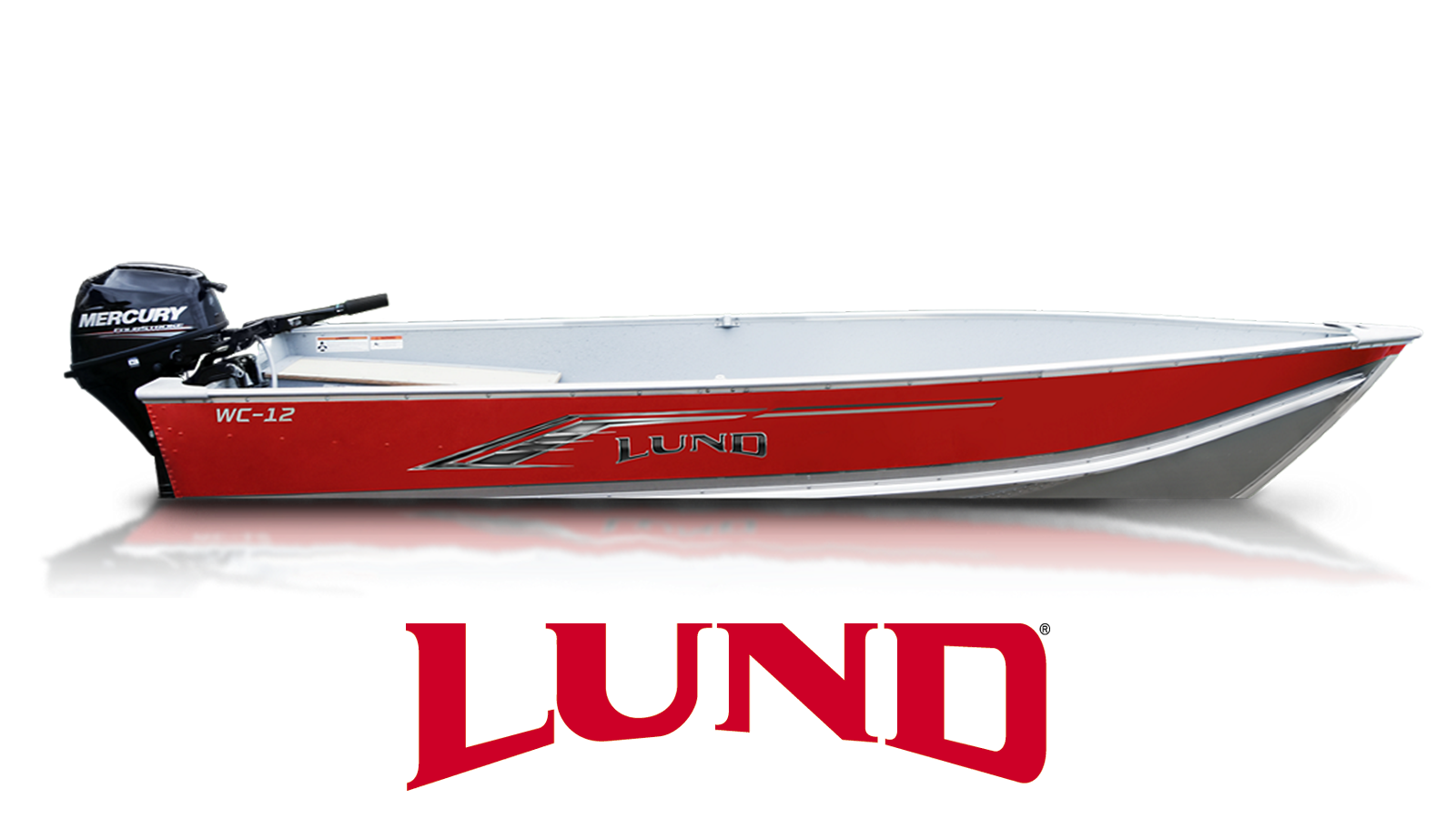 Lund WC12 boat with motor